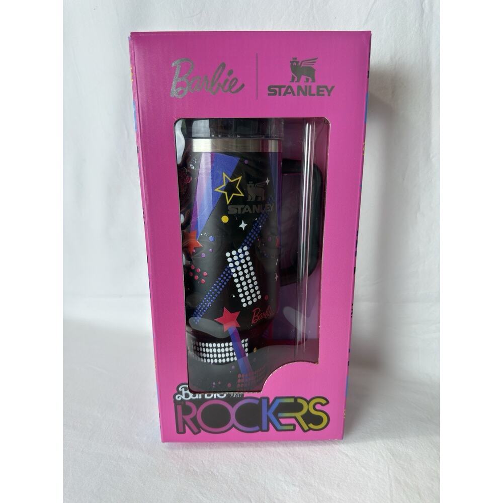 Barbie Limited Edition BARBIE & The Rockers QUENCHER H2.0 40oz Tumbler NWB